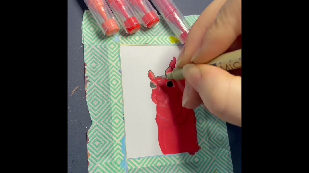 🐿️ #squirrelnation #squirrelart #squirrel #acrylicpaintmarkers #acrylicpainting #drawing