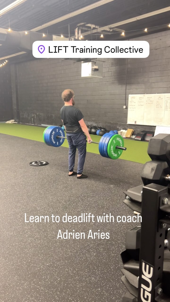 - Build strong glutes, quads, hamstrings, back and core muscles with deadlifts.
- LIFT Training’s coaches, community and collective team help you do it Consistently! See links in our bio or dm for more!