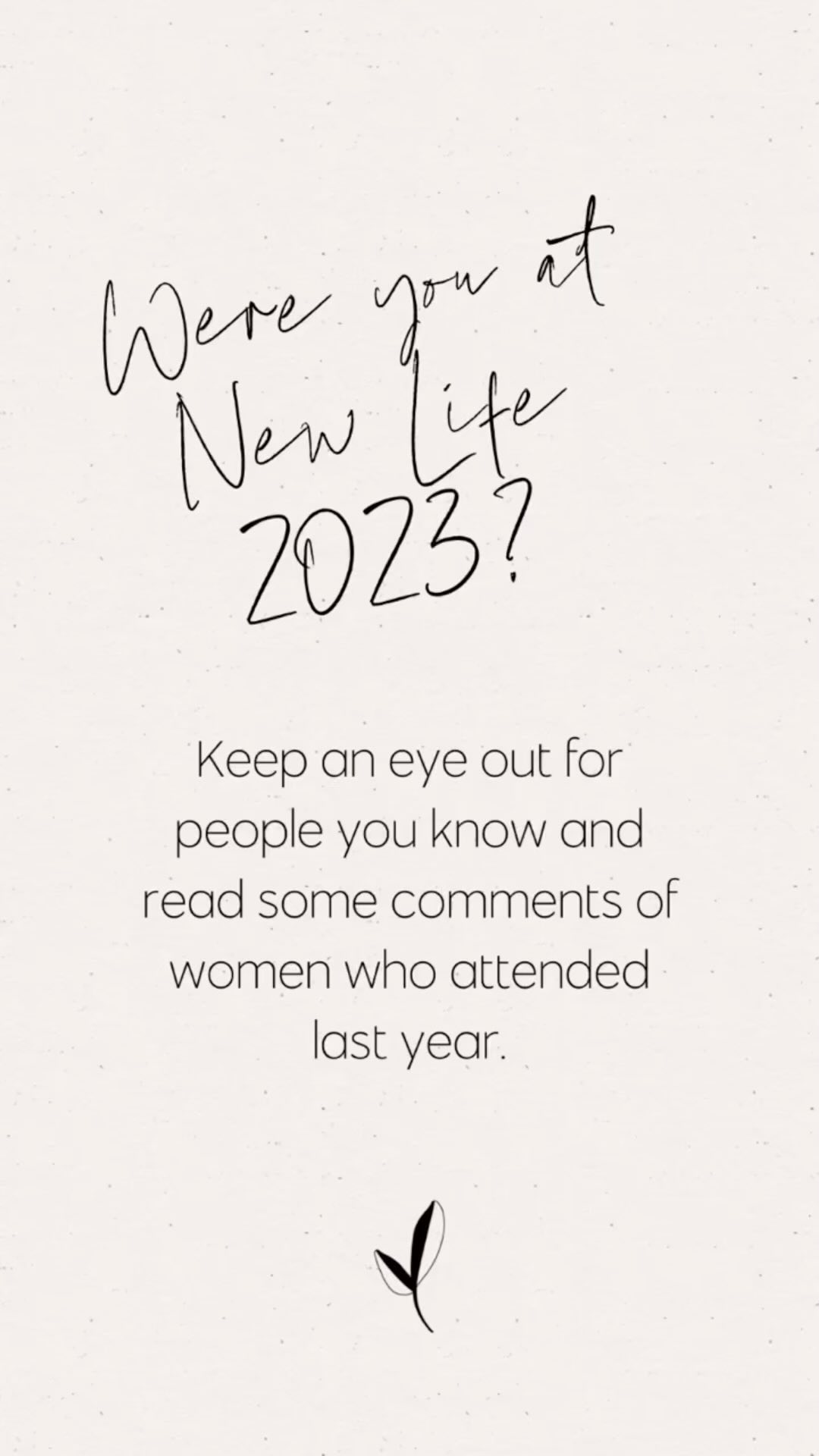 New Life Conference is by women, for women. 🌸 Here are some comments from some of the women who attended last year’s conference.
“What an incredible speaker Jenny Salt is! She explained the complexity of Hosea in such a simple way and showed us how it points us to the gospel. I left feeling spurred on in my faith. Praise God for the New Life Conference!”
“This year I was reminded to keep seeking and hungering after God - this conference helps with that!”
“New Life 2023 was a reminder to me of God’s love and mercy and that it should be a focus for evangelism.”
“Always a great conference - good teaching, testimonies and reviews.”
Register now via our website.
#WomenInTheWord #NewLifeConference24 #Reviews
