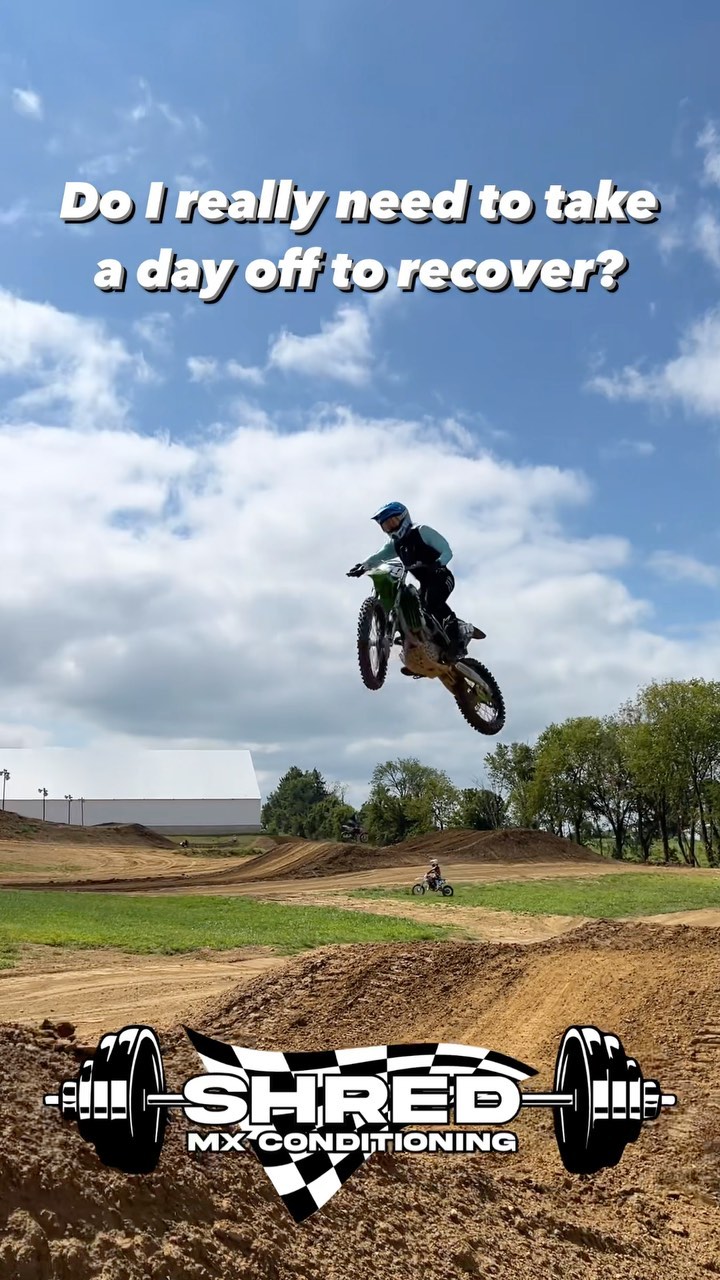 Whether it’s a busy race weekend, a hard week of working out, or any other strenuous activity that you do on a regular, you are actually damaging your muscles and burning a LOT of energy.
We have to allow our bodies time to repair and replenish itself after that. The process of repairing the damaged muscle is actually how our muscles grow. The process of replenishing energy allows us to perform optimally during our next session.
Without proper recovery, you will start to experience burn out, fatigue, chronic muscle soreness and pain. This can also lead to impaired mental function causing slower reaction times and poor decision making skills.
Not exactly what we want when we race dirt bikes is it?
Stay tuned for what a proper recovery day looks like 😎
#motocrossconditioning #healthylife #recoveryisimportant #motocross #dirtbikes #motolife #shredmxconditioning