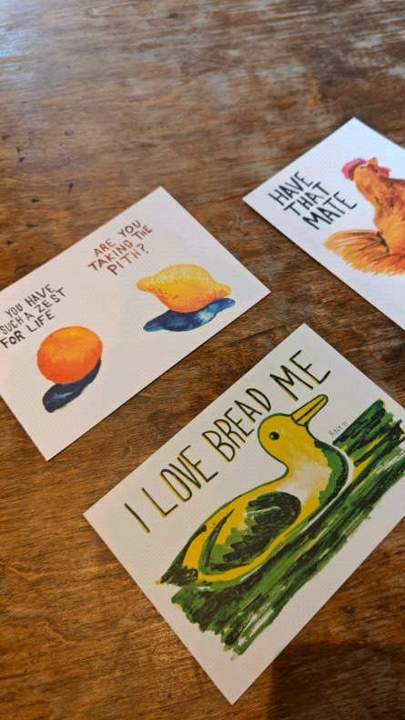 New month new art! Perfect for a dare we say it present for a certain holiday that may or may not be fast approaching. #ilovebread