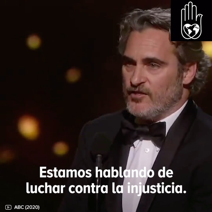 Remembering this historical moment at @theacademy Oscars in 2020 when @joaquinlphoenix received the award for Best Actor and used that opportunity to raise his voice for the voiceless. He spoke to millions of people about the biggest social injustice, the animal exploitation. We thank him for always speaking up and using his stature for the animals.
💚🎬🃏
Recordando este momento histórico de los Oscars cuando en 2020 @joaquinphoenixofflcial ganó el premio al mejor actor por su actuación en @jokermovie y utilizó su voz para defender a los que no tienen voz. Habló ante millones de personas sobre la mayor injusticia social, la explotación animal. Le agradecemos siempre usar su voz y público para luchar por los animales. 🙏🏻💚
#joaquinphoenix #joker #vegan #veganactivist #animalrights #animalrightsactivist #oscars #oscars2020 #jokermovie #oscarsbestactor #socialinjustice #animalexplotation #magicoflife #animales #derechosanimales #vegano #activismo #theacademy #theacademyawards