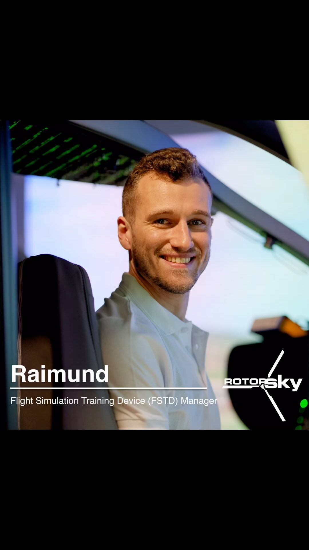 FSTD Manager Raimund ist für unsere Simulatoren in Linz verantwortlich. FSTD steht für Flight Simulation Training Device. Kurz gesagt ein Flugsimulatortechniker. Gemeinsam mit seinen Kollegen sorgt er dafür, dass der Simulator in Schuss gehalten wird und immer auf dem neuesten Stand ist.
Neben seiner Arbeit als Simulator Manager macht Raimund seine Ausbildung zum Piloten bei uns.
FSTD Manager Raimund is responsible for our simulators in Linz. FSTD stands for Flight Simulation Training Device. In short, a flight simulator technician. Together with his colleagues, he ensures that the simulator is kept in good shape and is always up to date.
In addition to his work as simulator manager, Raimund is also training to become a pilot with us.
#wearerotorsky #flightsimulator #aviation #simulator #h135 #avgeek #pilot #flighttraining #flightschool