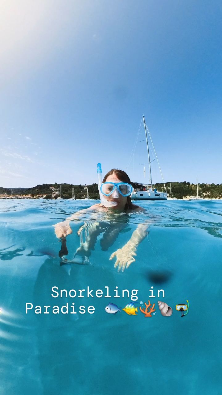 Do you like snorkeling? I love it 🤿❤️
#adventureinspirations #adventure #explore #ideas #naturelove #paxos #greece #vacation #vacationmode #snorkeling #paradise🌴 #inspiration #bluewatersailing