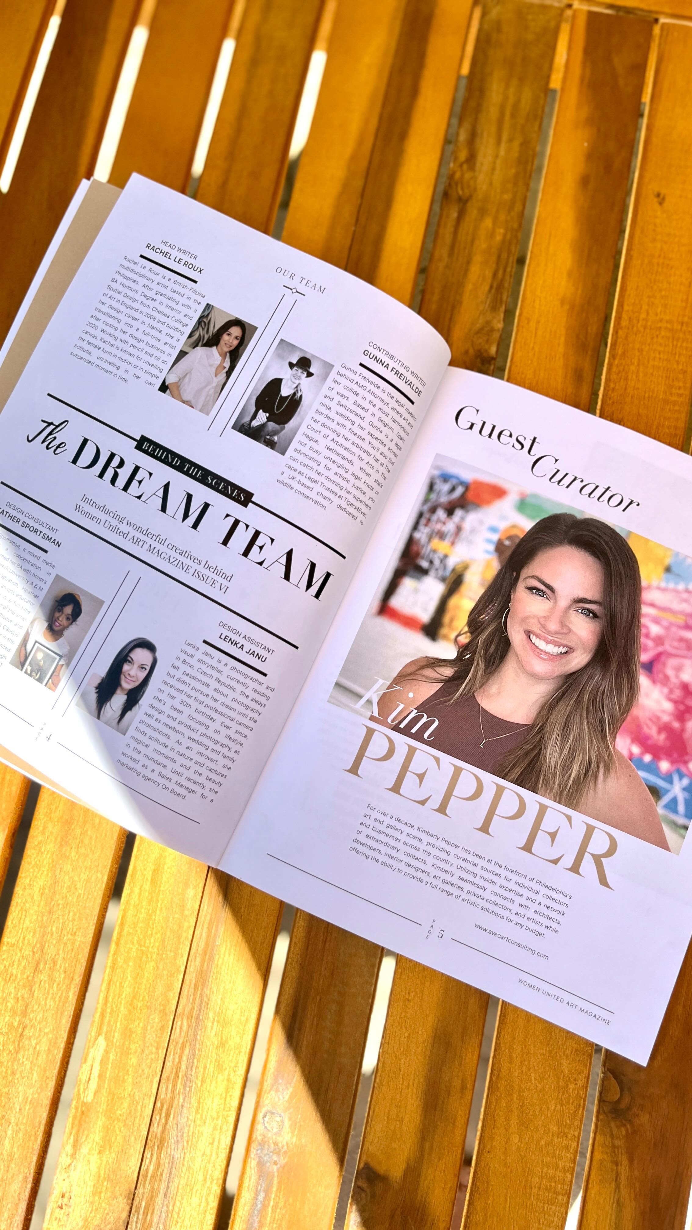 So honored to be the guest curator for the latest issue of Women United Art Magazine - a quarterly publication that highlights extraordinary women creatives, inspiring industry professionals, & remarkable art organizations. What an amazing time discovering new and exciting talent as well as seeing the latest collections from incredible artists I’ve been lucky to know for years.
Thank you again @womenunited_art_movement for trusting me to be a part of this issue’s ‘Dream Team’ ✨🙌
🔗 in bio to purchase a copy of this gorgeous magazine.
.
@alisateletovicartist
@anyawardart
@emilytaylor.artist
@erinstarrartist
@123faywoodstudio
@jlmohr.art
@pencilmarkstudio
@mariaoliveiradiz
@mariapermephotography
@samanthamaloneart
@_sandraresende
@soniasulla_
@vinkaart
@atakanzerrin
@colleenhoffenbacker
@rocava32
@marjoleinpoels
@liesel.scribbles
@elizabeth_gorcey_art
@petra.schott.art
@nreyne_art
@laurajanepetelko
@storiestoldanduntold
@sarahfishbeinmosaics
@deborahwperlmanart
.
.
.
#artfeature #artfeatures #artspotlight #artistspotlight
#featuredartist #featureartist #featuredart #featuredartists
#artistfeature #artistfeatures #womenunited_art_movement #womenunited_art_magazine #womeninthearts #womenartistsofinstagram #womenartists #calledtobecreative #artpublication #artistsoninstagram #artlovers #art #artadvisory #artconsulting #avecartconsulting #artcollector