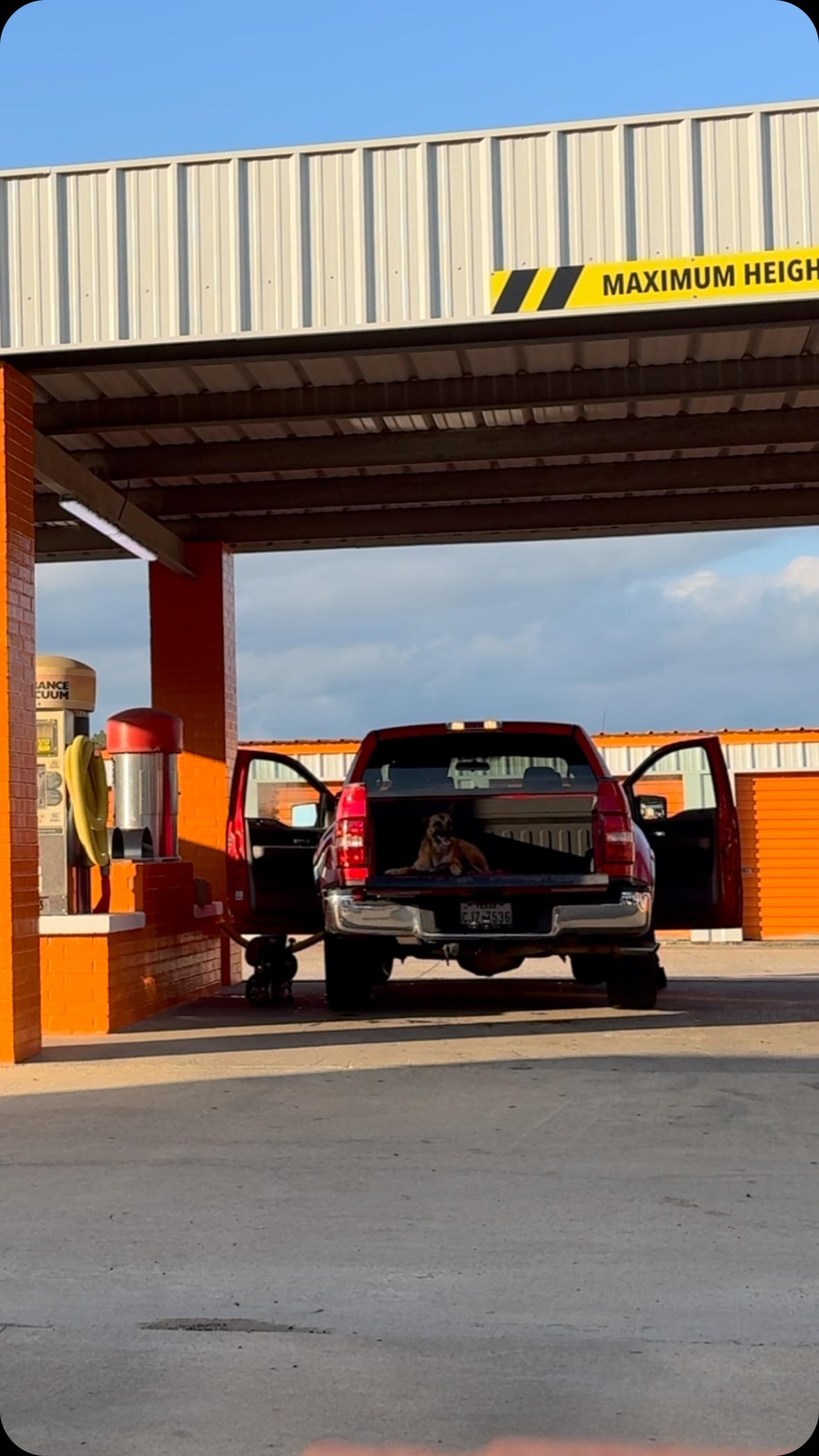 I have to vacuum my truck out pretty often being a dog trainer. Trusting that my dog will stay in the bed without having to check and make sure she hasnāt ran off makes life a lot easier. #dogtraining