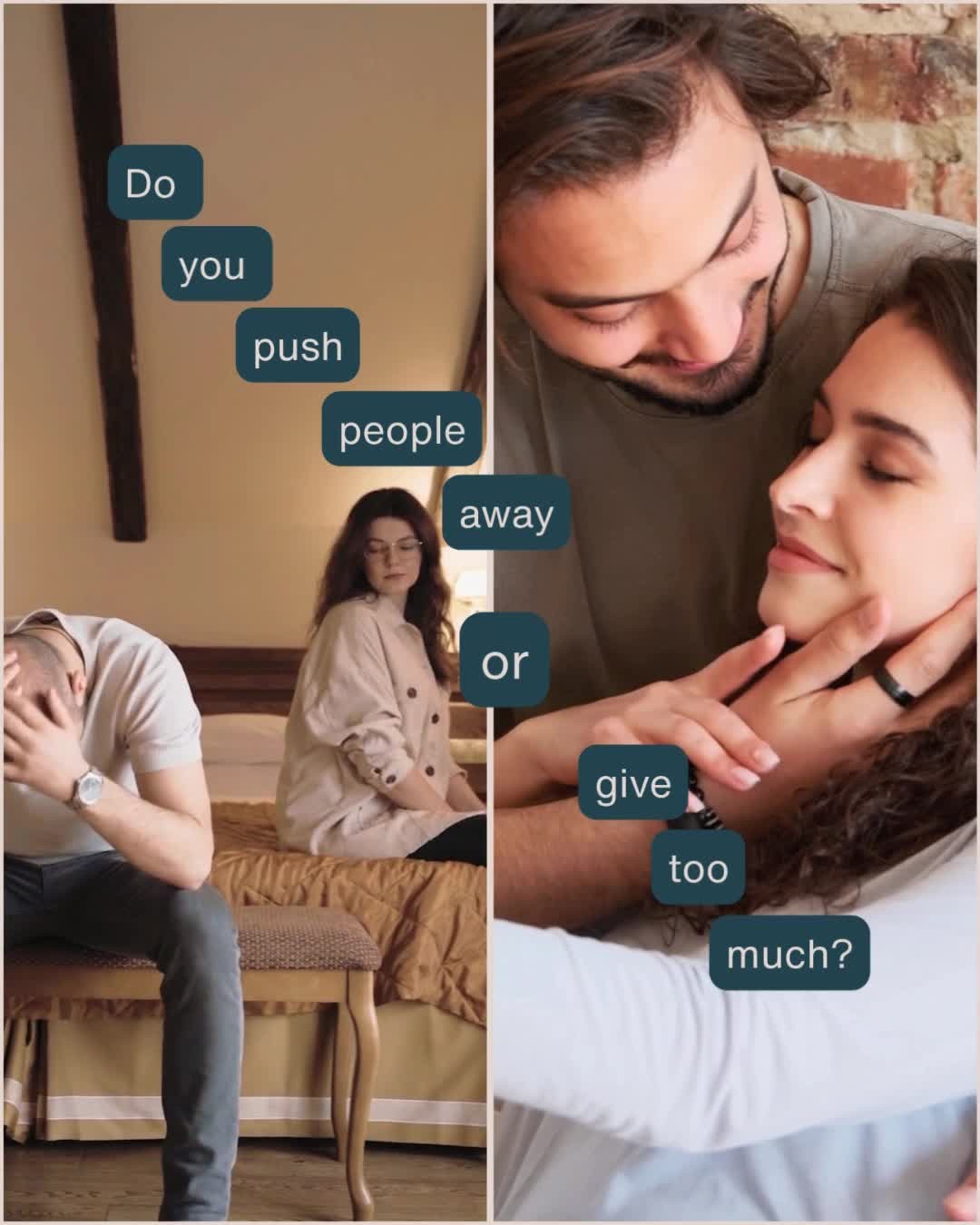 How do you reach out when there is a conflict with your partner? Are you the one who shuts down or tries to fix things?
Want to know how you and your partner work things out and why? Take this FREE quiz to understand your patterns and how to create a healthier, stronger relationship.
relationshiprepairtherapy.com/relationshiprepairquiz
.
#relationship #couplecounselling #partnerconflict #relationship101 #relationshipadvice