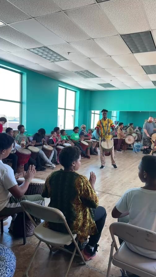 We are participating in the Kaloum Drum and Dance Conference in Greensboro today🤗. Workshops and concerts all day! Energy is already high!