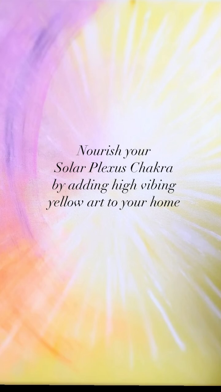 Nourish your Solar Plexus Chakra with YELLOW artwork in your home and workplace 💛
Artwork like these stunning paintings by talented Australian Artists Wendy Bache & Shelley Kent. You will feel the energy from the artwork of these amazing women.
Add yellow into your world in anyway you can and your Solar Plexus Chakra will be buzzing with vitality. In your home furnishings; flowers, candles, blankets. Wear yellow crystals. Drink your Solar Plexus Chakra tea in a yellow teacup outside in the sunshine.
@angel.crystal.art444 @wendybacheart
#solarplexuschakra #yellow #artwork #paintings #australianartists #nourishyoursolarplexuschakra #balanceyoursolarplexuschakra #solarplexuschakratea #chakratea #spiritualitea #chakraseries #chakra3 #solarplexus