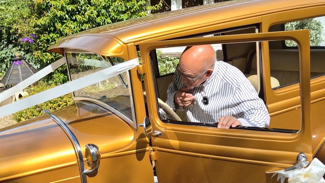 Ian talks about the look, the feel and the sound of Arriving in Style
https://www.arrivinginstyle.co.uk/
#DreamWedding #WeddingCar #ArrivingInStyle #GoldenClassicCars #HappilyEverAfter #BookNow