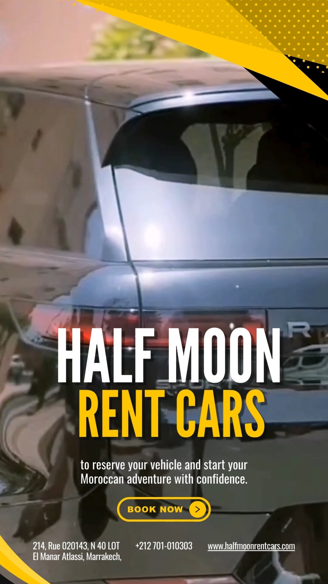 Discover the magic of Morocco on four wheels with our trusted rental services. Whether it's for a day, a week, or an extended road trip, let us enhance your travel experience with seamless mobility and the freedom to discover the beauty of Morocco on your terms.
Contact us today
📞 +212 701-010303
to reserve your vehicle and start your Moroccan adventure with confidence.
#marrakech #location #cars #voiture #voituredeluxe #kech #deluxe #jamaaelfna #instgram #maroc #rentcar #locationvoiture #locationvoituredeluxe #marrakechbynight #mercedes #mercedesamg #luxe