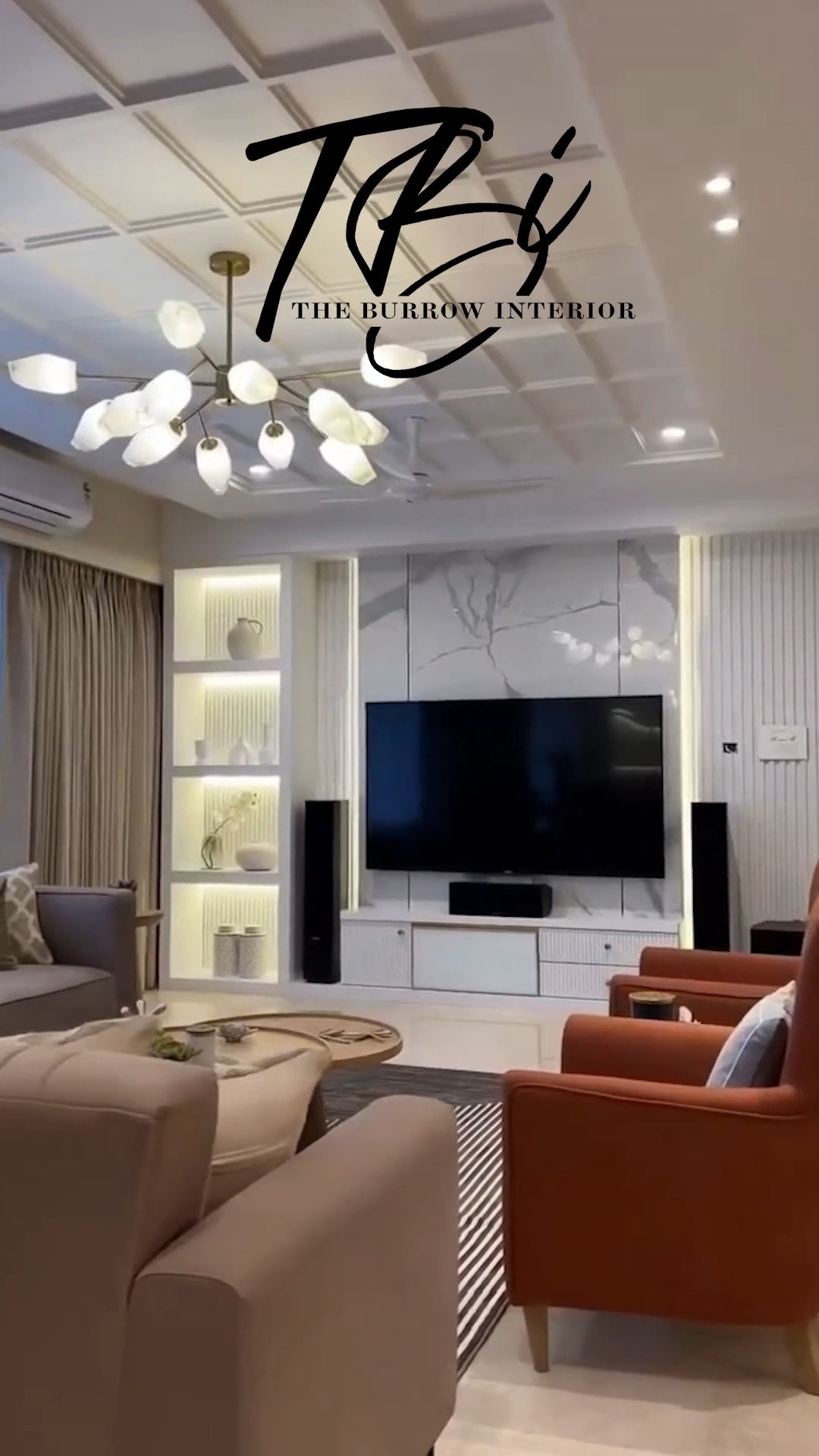 Here’s a captivating caption to showcase a living room for The Burrow Interiors:
✨ Where Style Meets Comfort: The Perfect Living Room ✨
Your living room is more than just a space—it’s where stories unfold, memories are made, and style takes center stage. At The Burrow Interiors, we design living rooms that blend elegance, warmth, and functionality to create the heart of your home. 🛋️🌿
Ready to transform your space? Let’s make it happen!
🔑 Ready to bring your vision to life? Book your consultation today and start your home makeover journey!
📞 +91 9818725055
🌐 www.theburrowinterior.com
📩 mitesh@theburrowinterior.com
#TheBurrowInterior #LivingRoomGoals #InteriorDesign #CozySpaces #ModernLiving #HomeDecor #StylishInteriors #DreamHome #CuratedSpaces #TheArtOfInteriors #InspireToCreate #InteriorGoals #InteriorDesignServices #DreamHome #SpaceTransformation #HomeDecor #InteriorInspo #DesignYourSpace #PersonalizedInteriors