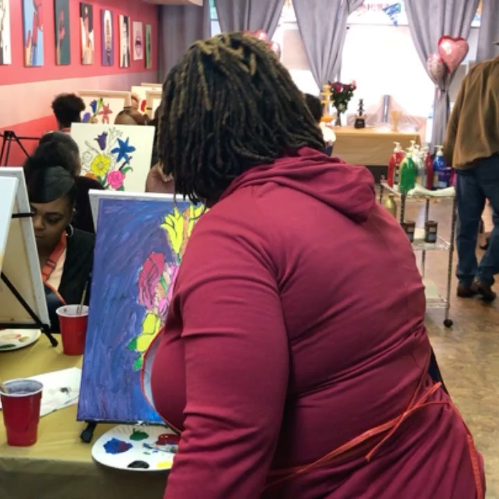Happy Mother’s Day from Pink Giraffe Art Studio!!! #pinkgiraffeartstudio #happymothersday #southshorechicago #painting #paintandsip I don’t own the rights to this music.