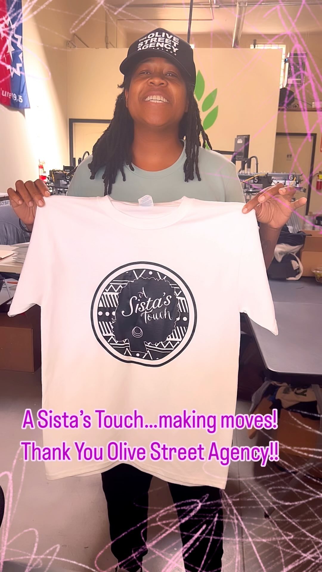 Thank you @olivestagency for making A Sista’s Touch breathe!💜 #ASistasTouch #DopeOnlyPoweredEndeavors #BuildingCommunity #LetsGeaux #BlackWomenLedBusiness