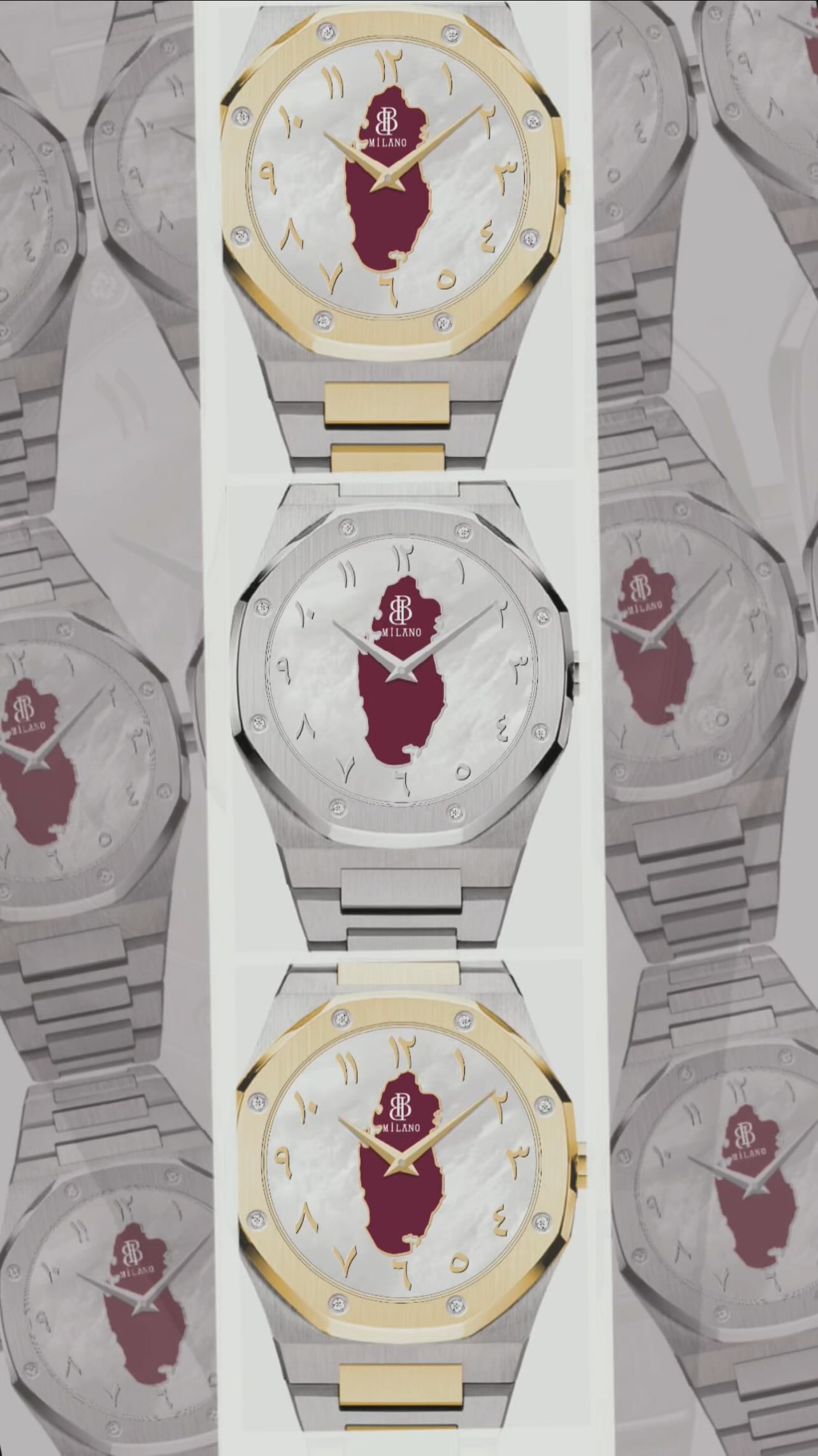 Qatar watch 🇶🇦
8 pieces diamond sepicel edition for women 💎
480 kwd