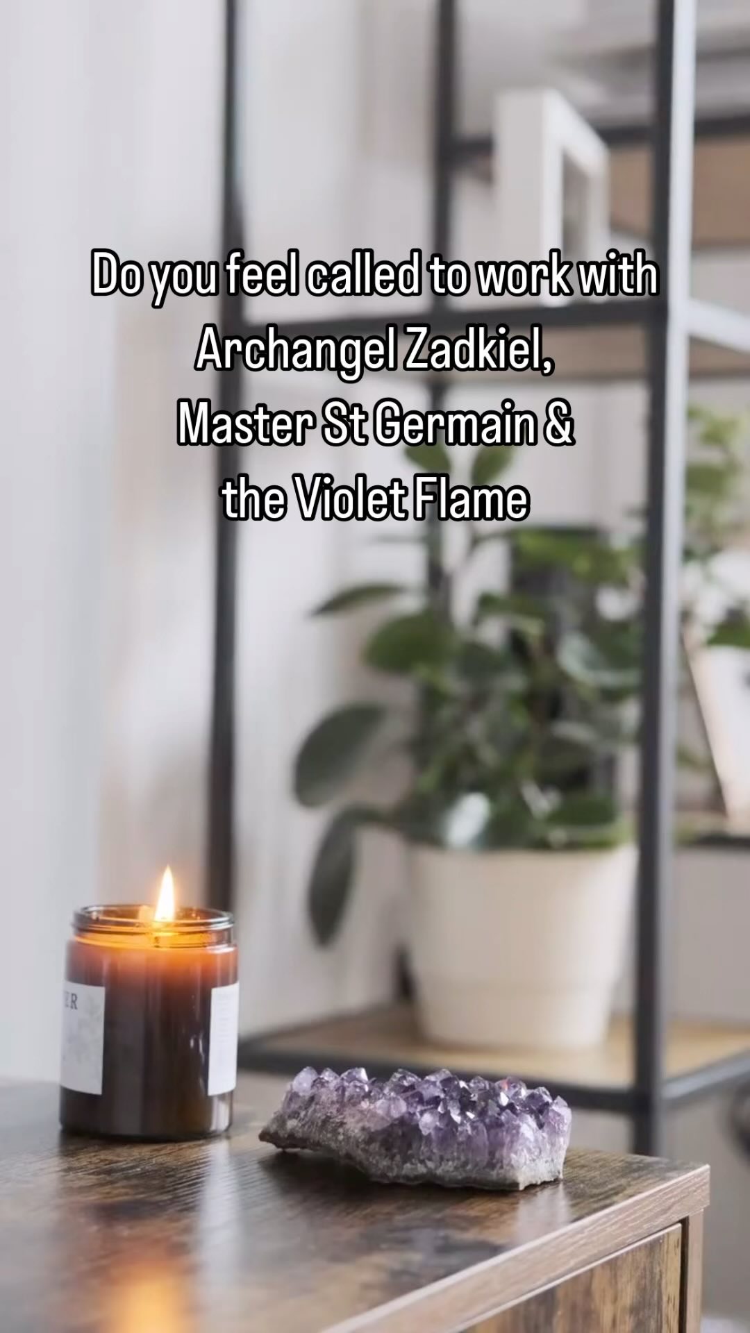 Join me on this online transformative journey with the Violet Flame to release, clear and transmute to create space for what you want. We will also learn to use the Violet flame for Earth healing with the support of Archangel Zadkiel and St Germain. Link in Bio with @fire_and_alchemy