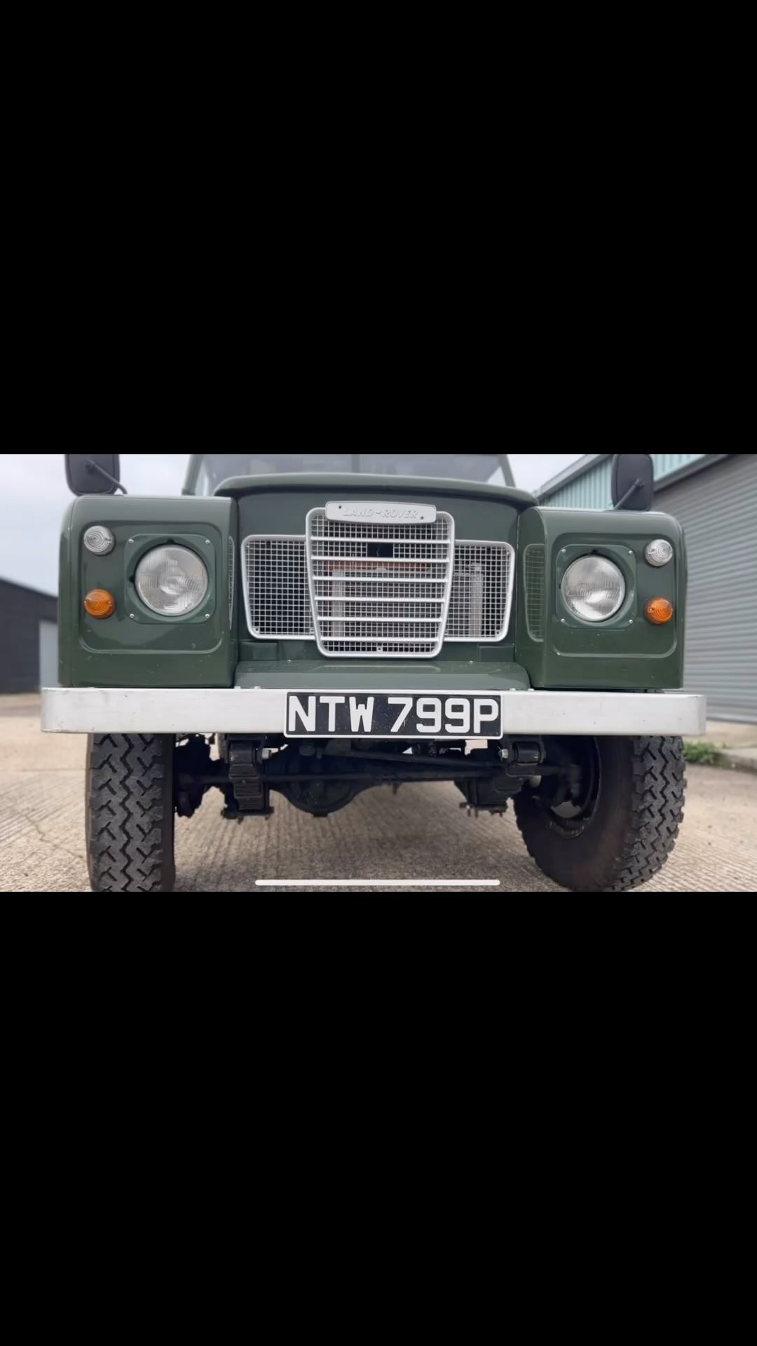 Our newly restored Land Rover series 3 is taken out for a test drive , check out the test drive in the link below #landroverlife #landroverlove #landroverlovers #landrovers3 #electriclandrover