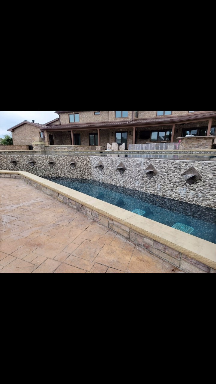 A beautiful pool repair for your Friday afternoon!
Give us a call if you’re own pool could use a little face lift this season!