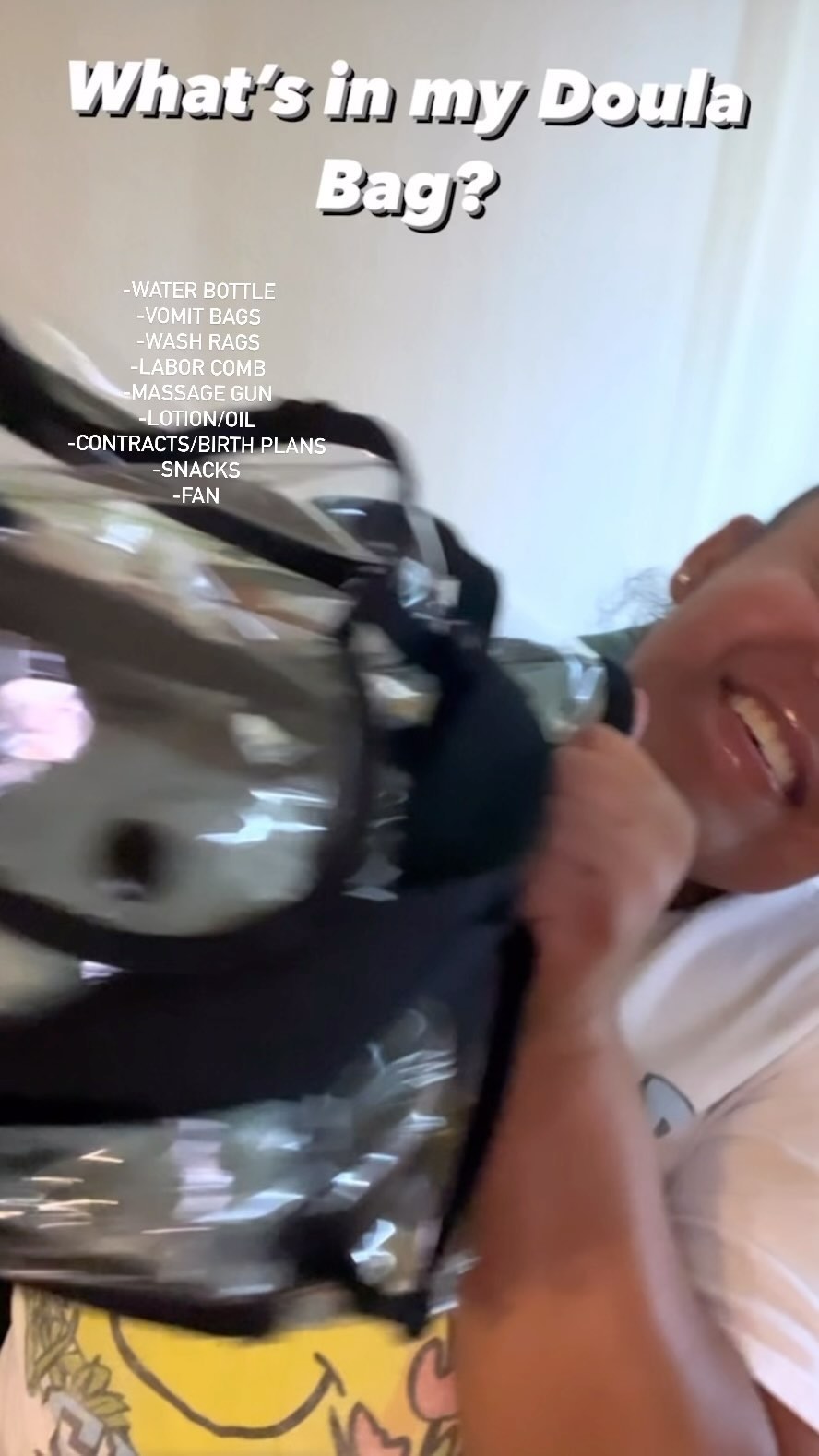 Your starter Doula Bag:
Water bottle: Very important for you to stay hydrated
Vomit Bags: Just in case she can’t make it to the bathroom or for car rides to hospital or birth center
Wash Rags: Something to squeeze during contractions or damp rag to cool her down
Labor Comb: Holding teeth of comb on palm of hand can be used as a distraction during contractions, helping to take away pain
Massage Gun: To decrease muscle pain or tension
Lotion: for massages
Oil: Anoint the room, myself or mom (optional)
*I am not an aromatherapist so I do not utilize essential oils*
Organizer: For contracts and birth plans
Snacks: For myself or mom
Fan: To cool her down
*I also use a prayer shawl to implement the rebozo technique (optional)*
Most of these items can be found on Amazon or in your local Walmart.
#doula #doulabag #childbirth #labor #organizer #motherhood #prep #kansascity