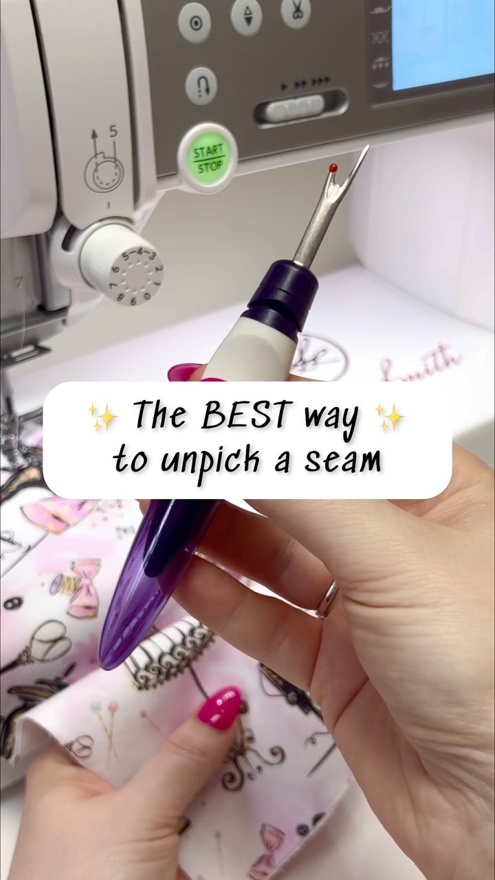 If you hate unpicking seams, you need to watch this trick of mine ✨
We can all agree that unpicking a seam is such a drag, and we all simply hate it since it can be incredibly time consuming and boring to do so. However, by putting the sewing machine needle down into the fabric in order to secure it in place and using the seam ripper correctly, you can unpick a long seam in a matter of seconds! Hurray 🎉🤩
This technique might not be ideal for all types of fabrics, such as silk and chiffon which are much more delicate and fragile than others. In which case you should test on a small sample area first, then decide if this is a technique you can apply or not.
Give this a like 🩷 if it helped you and follow me for more sewing tips 🪡
Happy sewing 🫶🏻🤩✨
#fashiondesign #fashion #fashiondesigner #sewing #sewingtips #stinasmith #art #bosswoman #bespoke #couture #inspiration #sewistofinstagram #sewingforbeginners #tiktokforgood #visygale #voksnesygale #learntosew #dressmaking #creative #seamripper #sewingtools #sewingmachine #janome #janomememorycraft6700pro #sewingfun #handmadewardrobe #syinspo #sygal #syklær