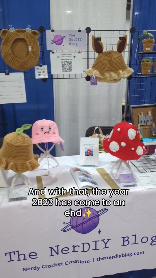 Thank you all for supporting my lil shop! I'll see you in 2024 🎉
#crochethat #smallbusinesstoronto #etsyshop