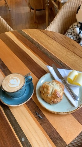 Prepare yourself for the England football match today with a scone and coffee in Waterfalls cafe!⚽️🏴
