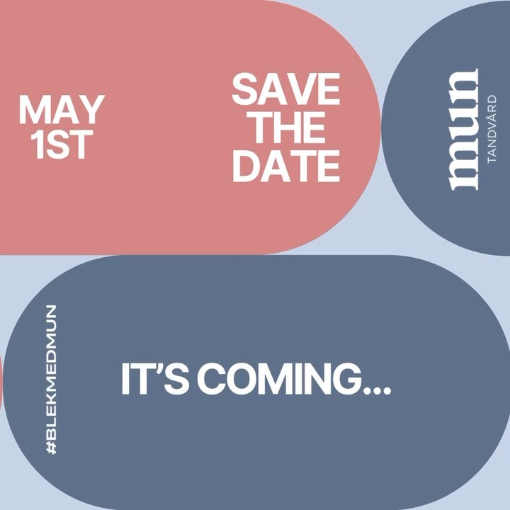 Save the date… #blekmedmun