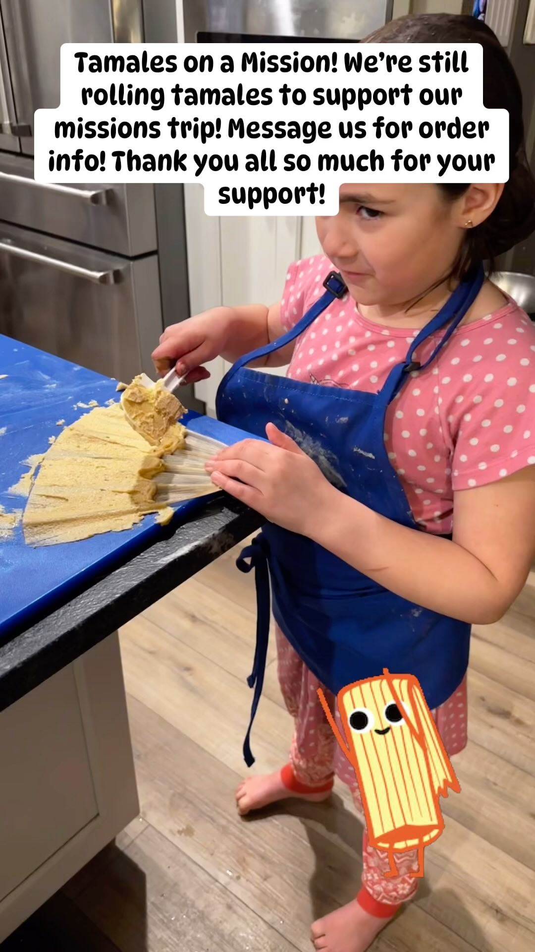 @tamales_on_a_mission is rolling lots of tamales! Message us to place an order we are making great progress to our goals! Thank you all for the support! #tamales #tamalesonamission #goinalltheworld #homecooking