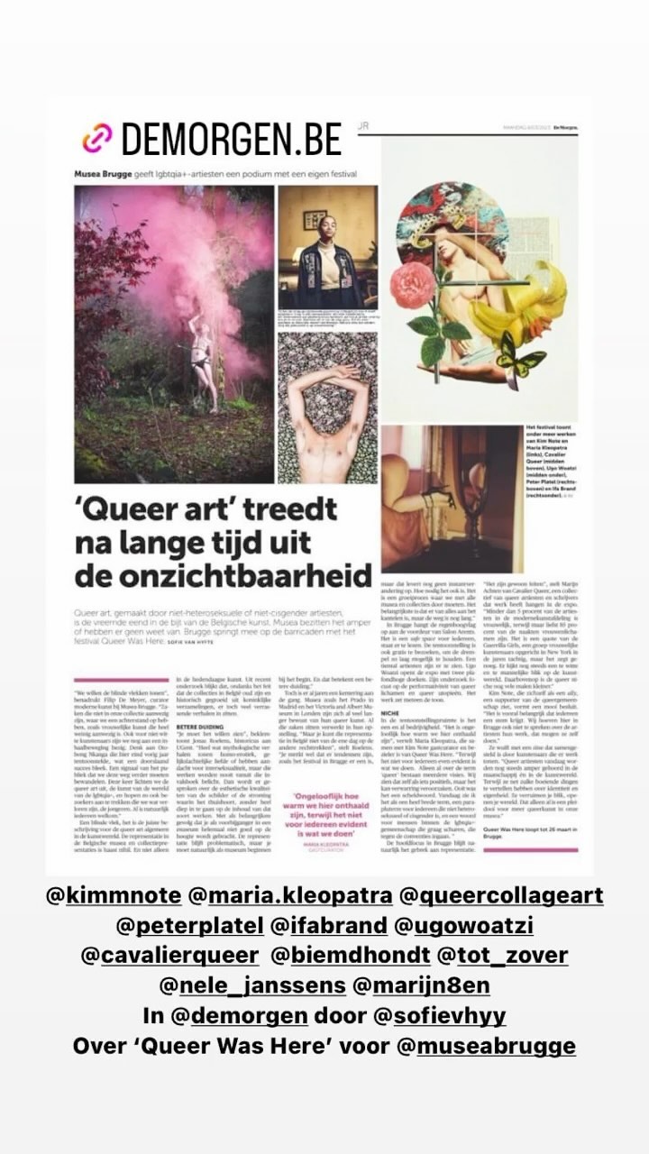 “I wish you endless dreams and the furious desire to realize some of them. I wish you to love what must be loved, and to forget what must be forgotten. I wish you passions. I wish you silences. I wish you birdsongs as you wake up. I wish you to respect the differences of others, because the worth and virtues of each person often remain to be discovered. I wish you to resist the stagnation, the indifference, and the negative values of our time. I wish you at last to never to give up the search, for adventure, life, love..” - Jacques Brel
2023 INVENTORY: 7 exhibitions from Brugge, Brussels, Gent, Oostende to Jaipur, India, 45 queer stories, 3 panel talks and a bunch of wonderful meets, collaborations and friendship. At the end of February 2024 we will become 2 years old, a big thank you for spending time with us.
#loveislove