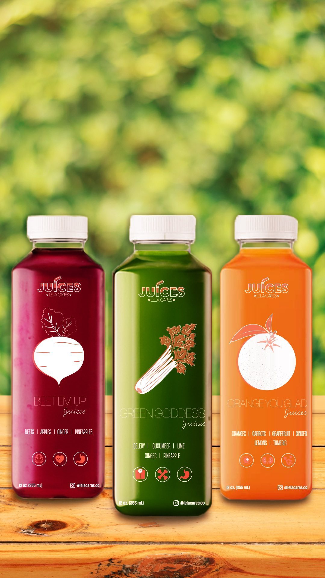 Checkout these juicy bottle mockups! 🍊🍎🍍
Had the pleasure of creating product label design mockup’s for my clients website.
If you’re looking to elevate your brand or need product mockups, let’s chat! #linkinbio📲💻
#juice #coldpressedjuice #juicecompany #branddesign #brandingdesign #mockup #mockupdesign #mockuppackaging