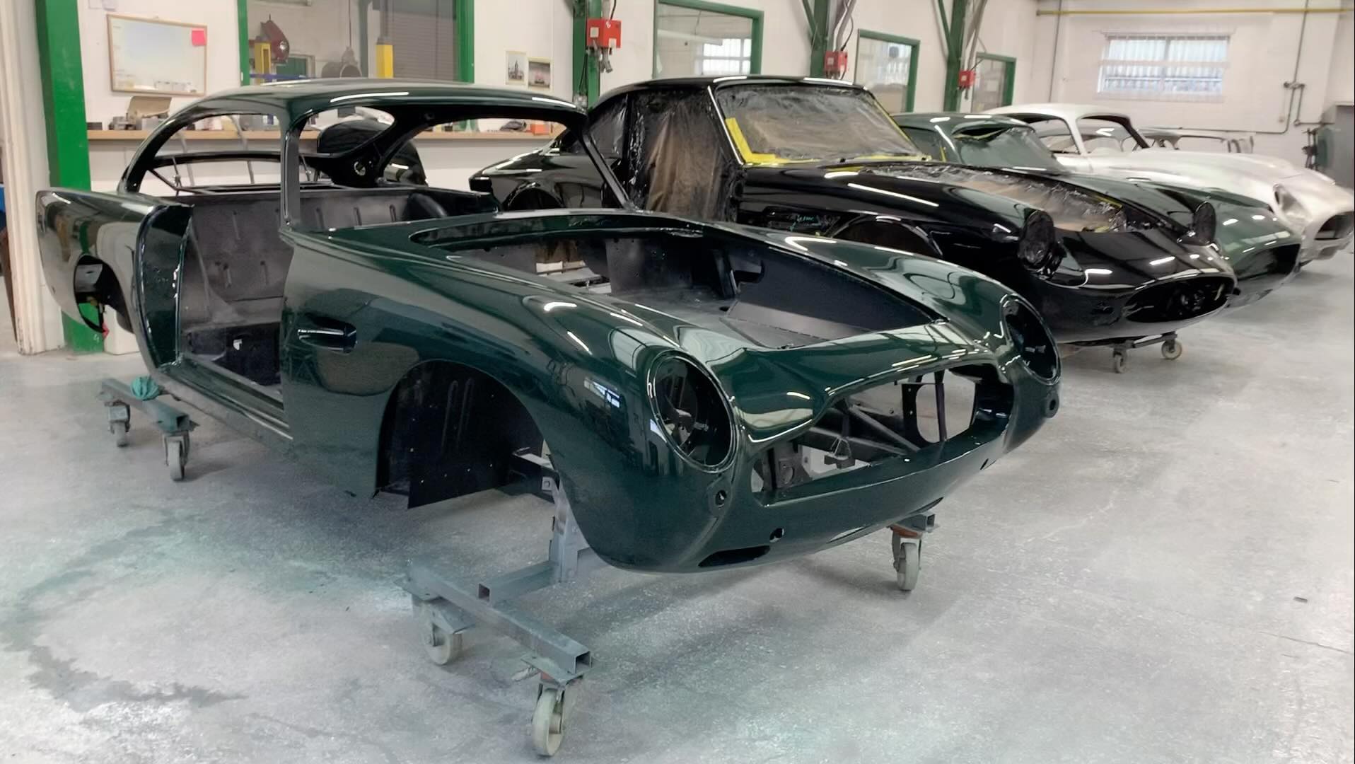 Busy paint shop with some glorious projects #astonmartin #Ferrari #Zagato #DB5 #DB4