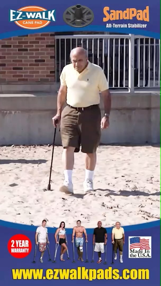 SPRING into easier cane and crutch mobility with the EZ-Walk/SandPad!
www.ezwalkpads.com
#cane
#canes
#crutch
#crutches
#injury
#disability
#amputee
#brokenleg
#disabilitytravel
#disabilitylife
#crutcheslife
#handicap
#handicapped
#ms
#multiplesclerosis
#mswarrior
#livingwithms
#multiplesclerosissociety
#cruises
#walkingstick
#walkingsticks
#walkingcane
#health
#senior
#seniors
#seniorcitizens
#travelandleisure