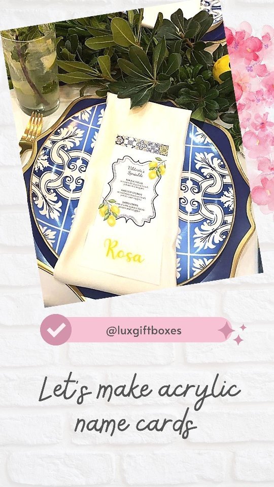 Let's make acrylic place cards for a lemon themed baby shower š
-
-
-
#LuxGiftBoxes #acrylic #firsttimemom #momgift #placecard #babygiftsideas #kidsaccesories #personalizeditems #babyshowergiftidea #torontomakers #torontomarket #shoplocaltoronto #babyshowergiftideas #torontosmallbusiness
#babymusthaves #babygoals #babygear #newmoms #newmommy #evileye #acrylicplacecard #vaughan #Toronto #namecard #Woodbridge #Thornhill #Newmarket #eastgwillimbury #richmondhill