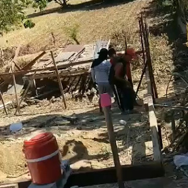 The work begins ...