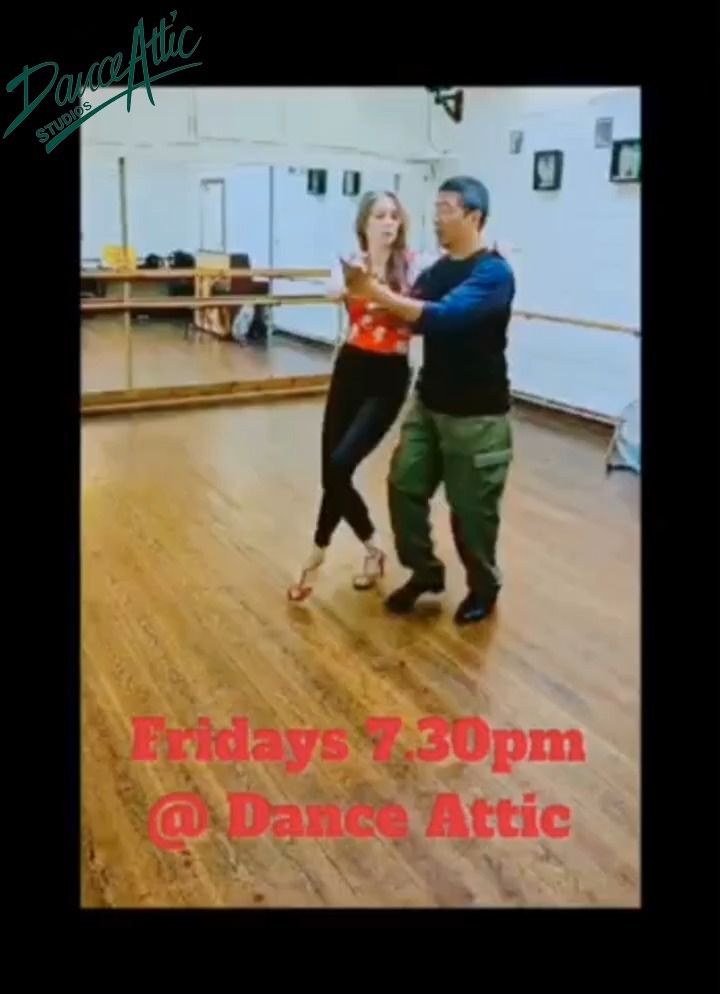 DANCE ATTIC DROP IN CLASSES
FRIDAYS // 7:30-8:30PM // TANGO with @tangolicious167
£10 per class+ £2 Entrance fee
Join our friendly Argentine Tango Group Class which takes place every Friday.
This is an open level class suitable for everyone - beginners are welcome and you do not need to book or come with a partner
We begin each class with 10-15 minutes of warm-up exercises to develop technique, balance, footwork, posture and styling
In the main part of the class, we will work on a short tango sequence incorporating a particular skill set (eg giros, ganchos, boleos, sacadas, enlaces, barridas)
The last part of the practice is on integrating and adapting the learned movements to the music, and deepening the connection with your partner within the embrace.
#danceattic #dance #Fulham #Fridays #tango #ArgentineTango #dropinclasses #London