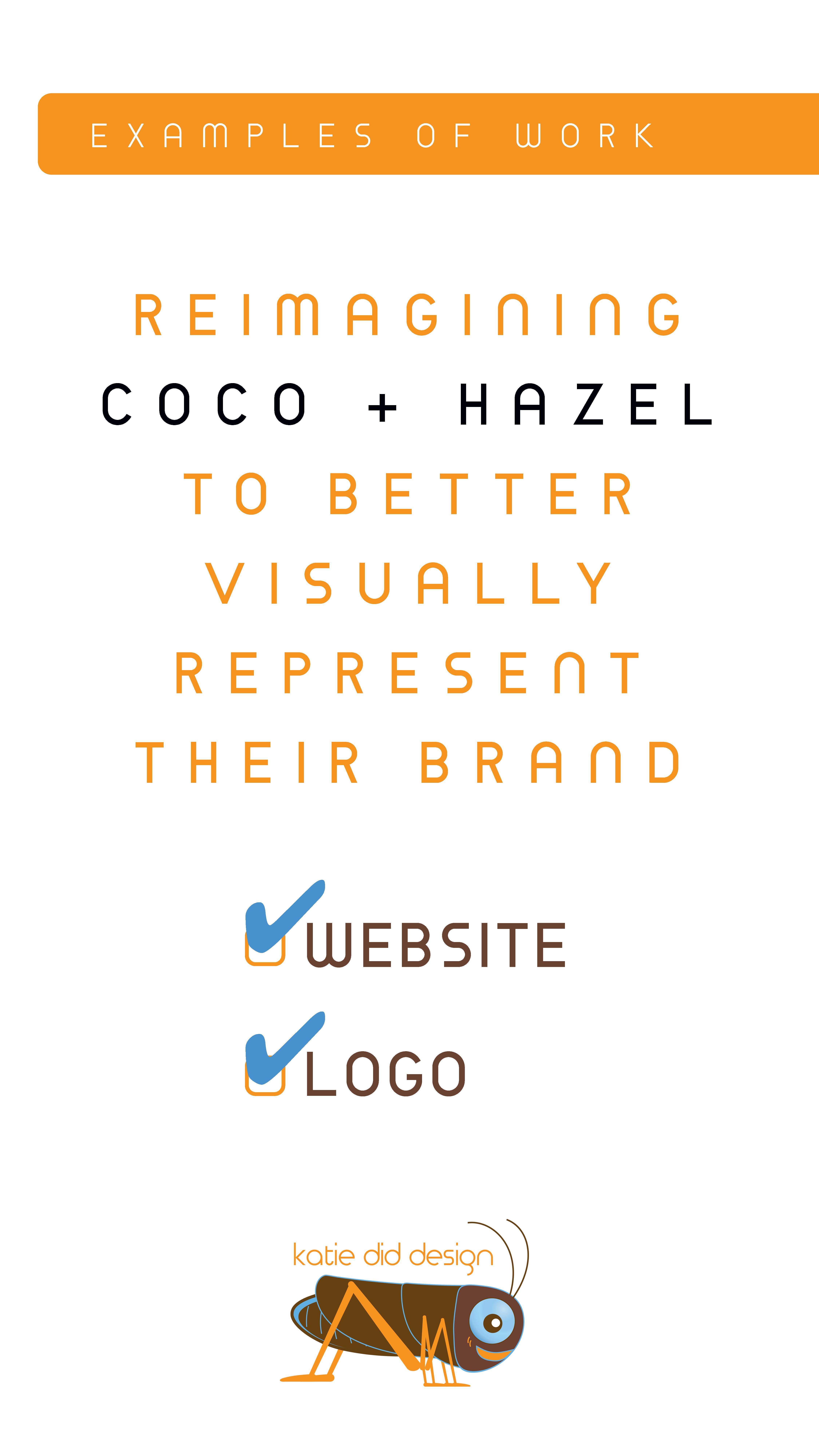 Need help with a website or logo refresh? Contact me!
Last summer I had the absolute pleasure to collaborate with @cwalker621 to reimagine the @cocoandhazelrichmond website and logo to better visually represent their brand. 💻
@cocoandhazelrichmond is a one of a kind espresso and dessert experience, steeped in the rich heritage of their baker’s roots in Oaxaca, Mexico. 🇲🇽 ✨ many of their tasty recipes draw inspiration from this vibrant culture and we’ve woven that story into their new logo and website.
Head over to @cocoandhazelrichmond ‘s revamped website to experience the magic for yourself. Or stop in their restaurant - it is located in Bon Air. 🍨☕️ #cocoandhazel #rvacoffeeshop #rvaicecream #rva #katiediddesign