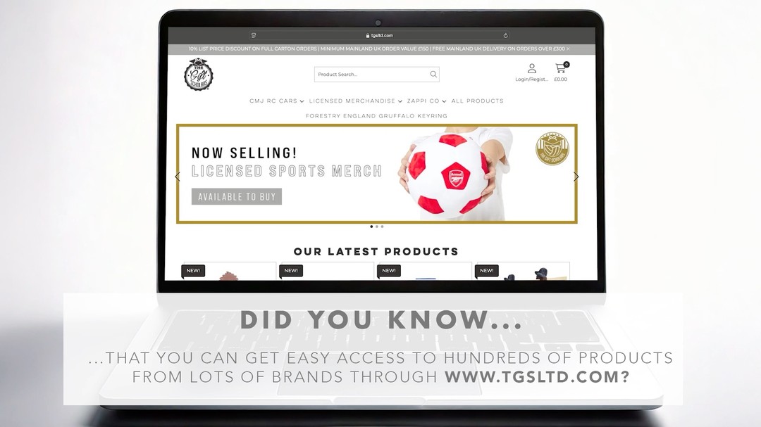 Stock Up with Ease
Did you know that you can get easy access to hundreds of products from lots of brands through www.tgsltd.com?
Ask for a trade account today and explore new brands and products.
Contact: sales@thegiftscholars.com