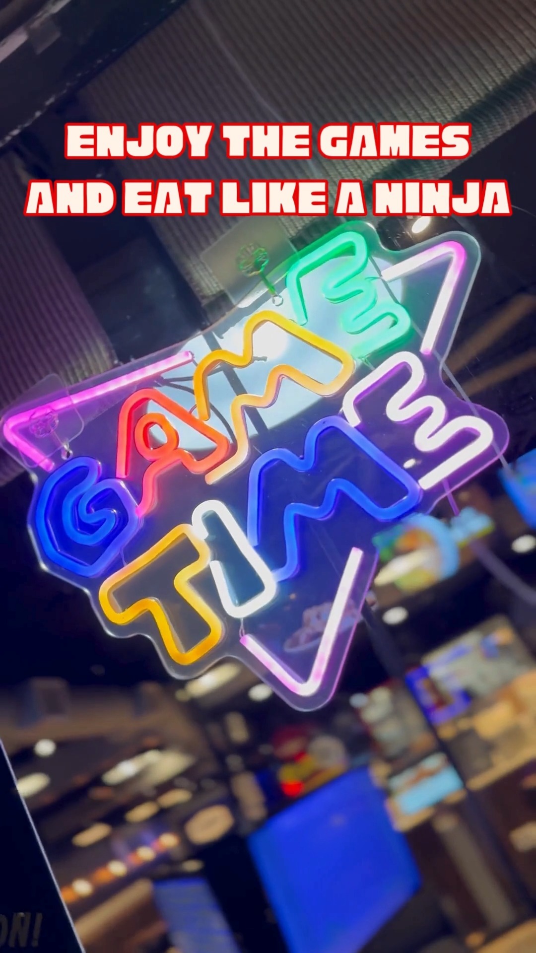 Welcome, Ninja! Visit @sushieatstation Mills 50 Dojo for late night sushi and games! 🍣 🎮 #sushi #mills50 #oliversarcades #orlando