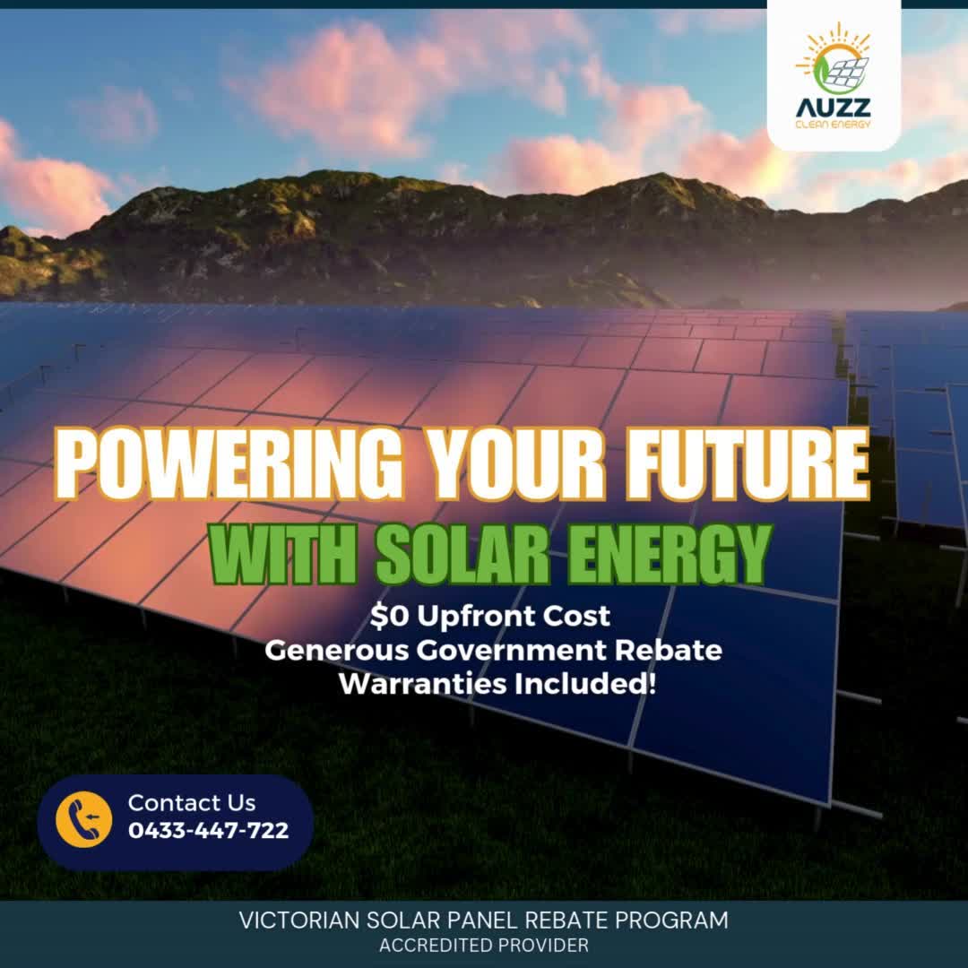 💡 Why wait to start saving? With Auzz Energy, you can enjoy a comfortable lifestyle without the stress of high energy bills! Call us today and experience peace of mind while saving on your energy costs.
Embrace comfort and savings—your wallet will thank you! 🌟
Check out the rave reviews on this page from our happy clients already enjoying significant savings.
📱Contact Ash, your local provider, on 0433 447 722
Auzz Clean Energy
.
.
.
.
.
#auzzcleanenergy #solar #solarpowered #vicsolar #solarpanels #GoGreen #gosolar #SolarEnergy #CleanEnergy #SaveMoney #AuzzCleanEnergy #SaveOnEnergyBills #GovernmentRebate #SustainableEnergy #SolarPower #AuzzCleanEnergy #AuzzEnergy #SolarSavings #RenewableEnergy #SolarPower #BatteryStorage #EnergyEfficient #EnergySavings #HappyClients #HeatPumps #SplitSystems