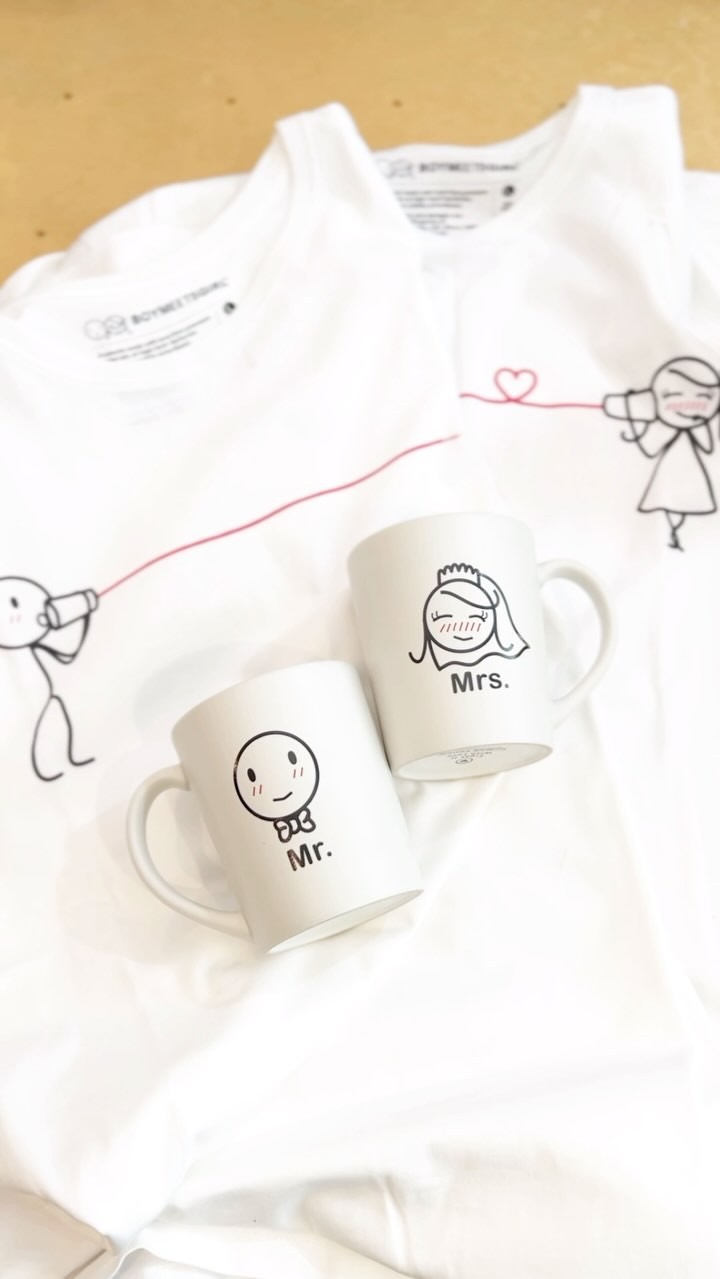 A perfect match deserves the perfect gift, just like You and Me ❤️❤️
Find out more : link in bio or DM
#humantouch #couplegift #lovegifts #weddinggift #ของขวัญให้แฟน #ของขวัญคนรัก #ของขวัญคู่รัก #ของขวัญแต่งงาน #coupletshirt #couplemug #เสื้อคู่ #แก้วคู่