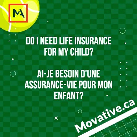 We all know how important it is to have life insurance, but it’s a much more emotional decision to make when it comes to children, especially if they’re young.
Life insurance for children: protecting you and them
Call us today for any questions.
514 225 4856
Movative.ca
Nous savons tous combien il est important de souscrire une assurance vie, mais la décision est beaucoup plus émotionnelle lorsqu'il s'agit d'enfants, surtout s'ils sont jeunes.
L'assurance vie pour les enfants : une protection pour vous et pour eux
Appelez-nous dès aujourd'hui pour toute question.
514 225 4856
Movative.ca
