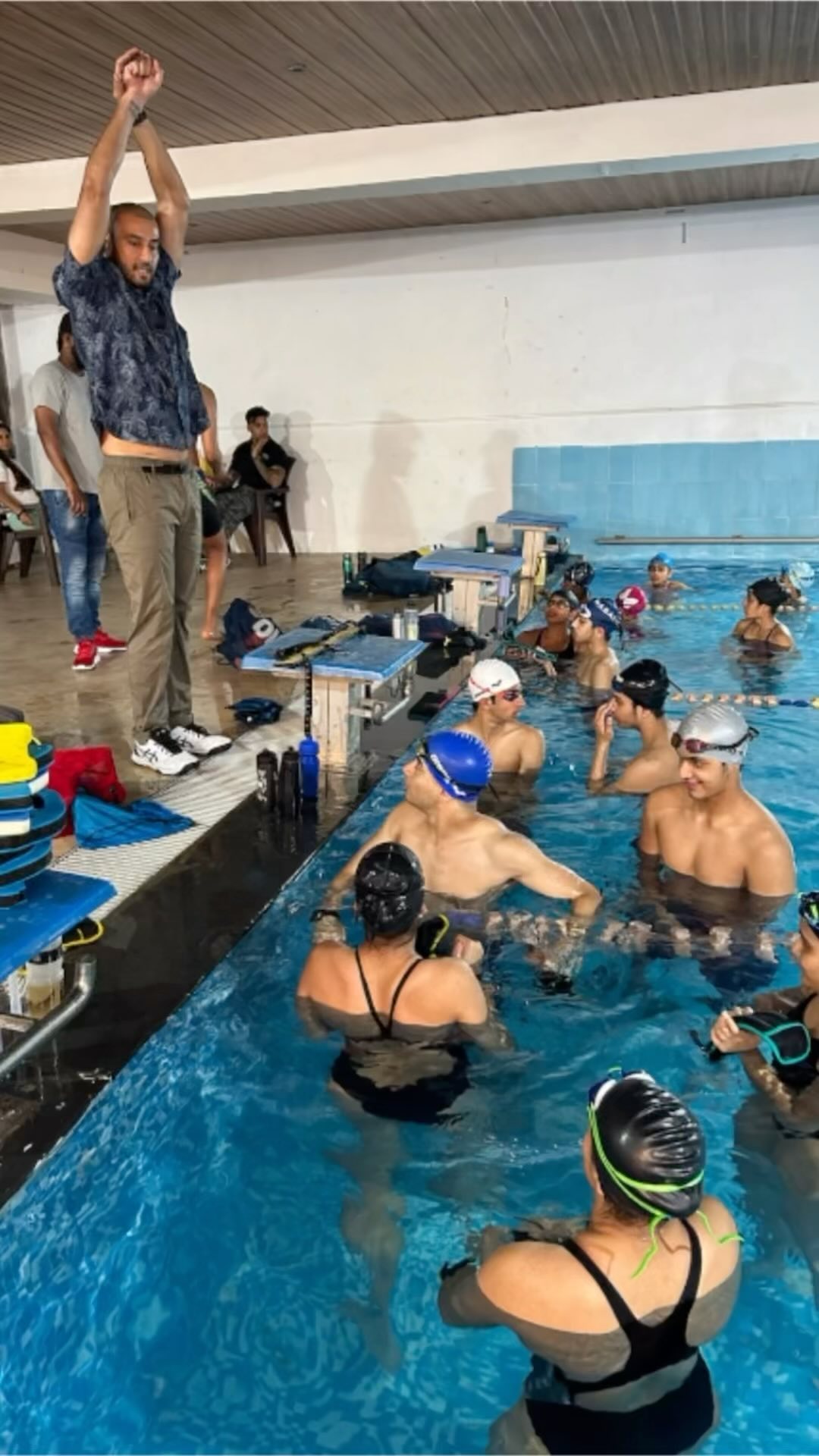 First Swim Clinic in Gurgaon with the Best @virdhawal
#swimwithvir #championsaquaticsacademy