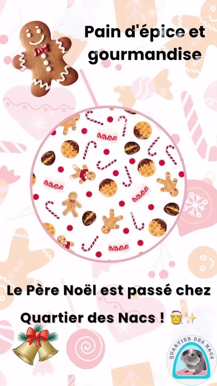 Le Père Noël est passé chez Quartier des Nacs ! 🎅
✨ Bonne nouvelle ! Nos stocks sont réapprovisionnés pour répondre à vos envies de fêtes. Découvrez nos tissus festifs et accessoires adaptés à chaque animal ux : cochons d’Inde, lapins, furets et bien plus.
📦 Vous hésitez encore ? Nos accessoires sont :
✅ Sans danger pour vos animaux
✅ Fabriqués à la main avec des matériaux responsables
✅ Confortables et stylés (personnalisable ?)
Venez vite (> N’attendez plus ?), les commandes partent vite !
Explorez les nouveaux tissus dès maintenant sur notre site.
Taguez-nous pour nous montrer vos boules de poil et leurs accessoires !
Prenez soin de vos petits compagnons avec Quartier des Nacs 🐾
#QuartierDesNacs #AccessoiresSurMesure #RéapprovisionnementFêtes #NoëlPourTous #cochondindes #cadeauxpouranimaux