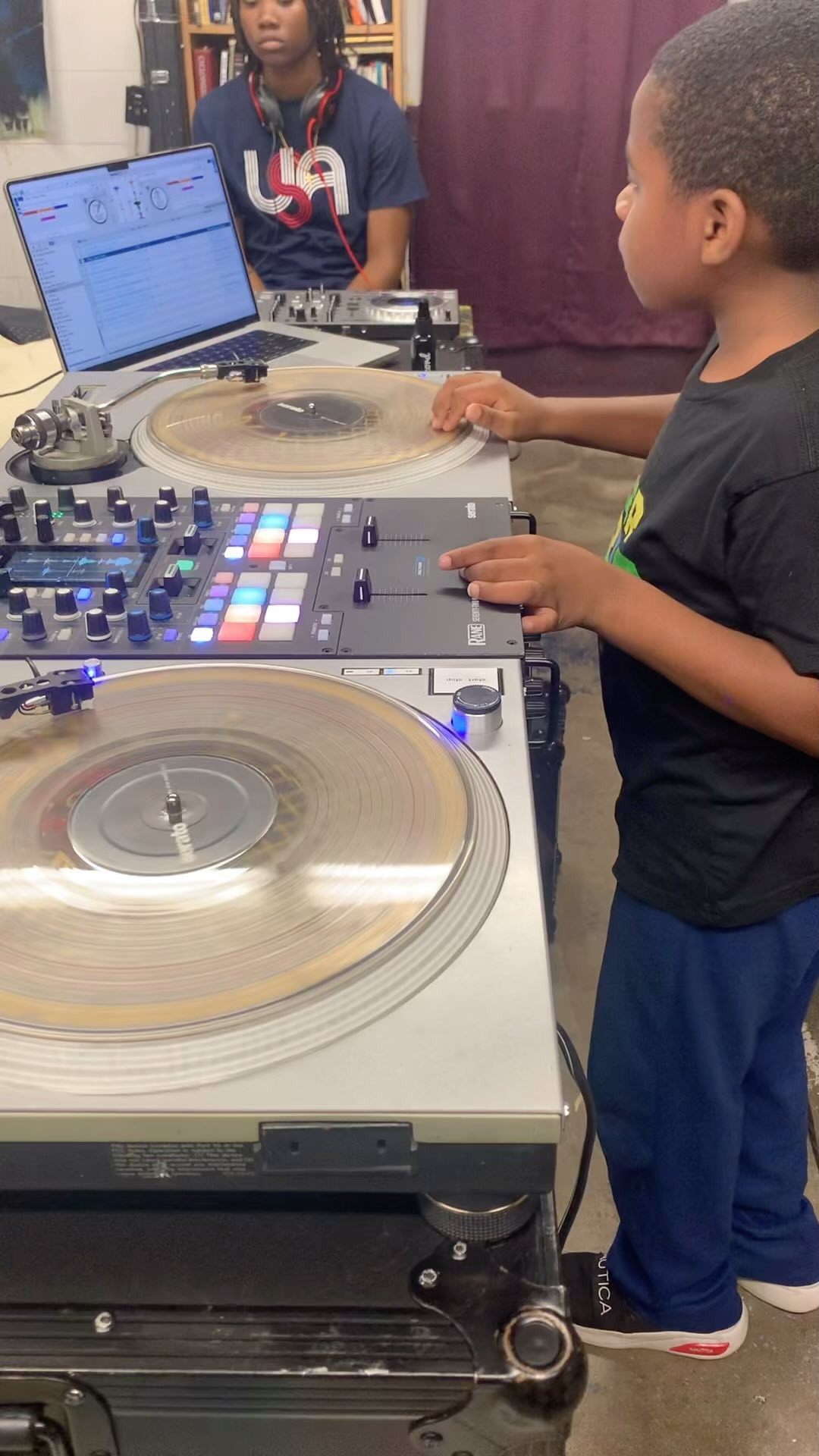 DJ/Turntableism class, Students to the teacher!!!