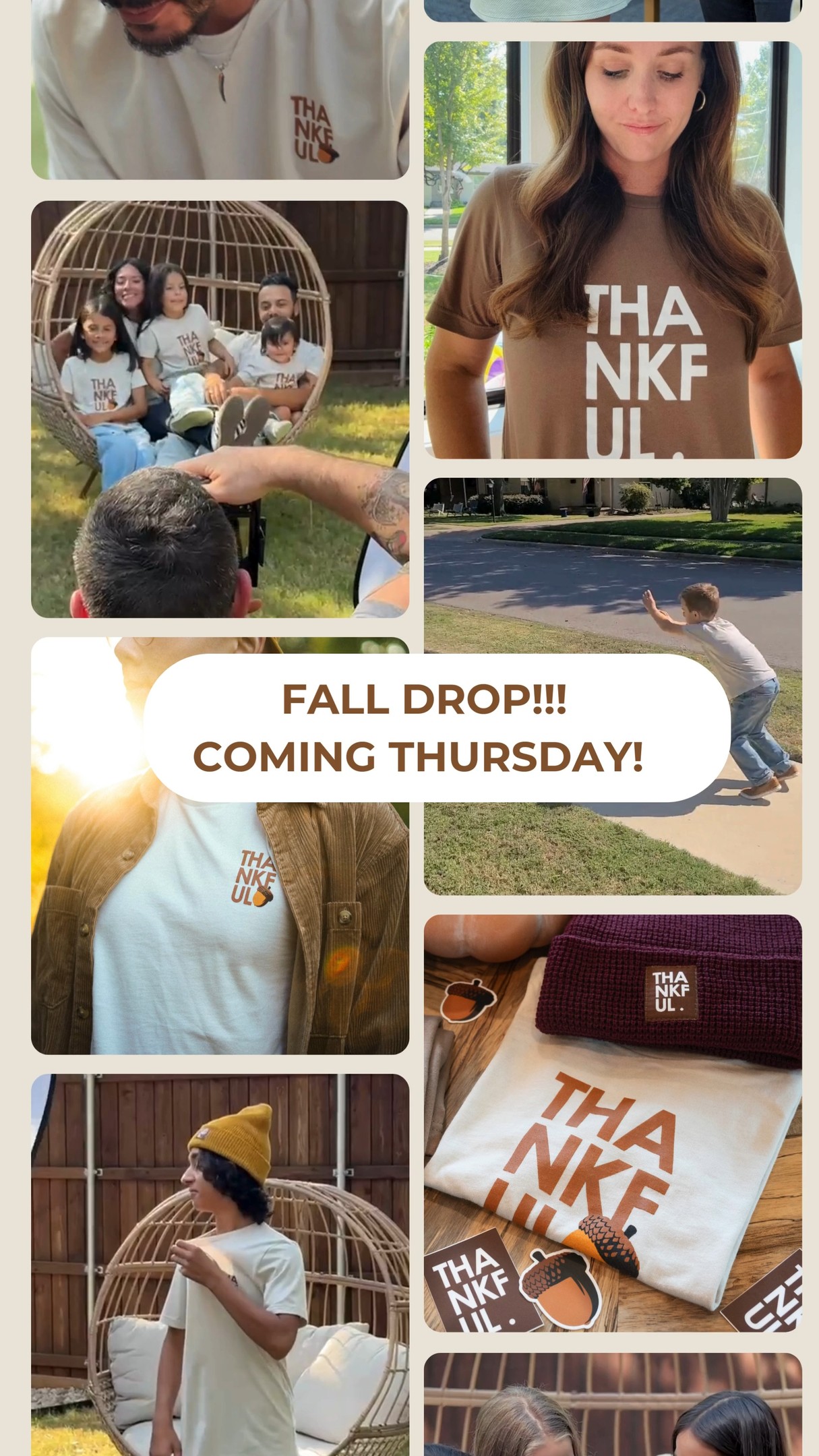 3 DAYS until our Fall Drop! We're so excited to share our Fall Collection with you and will keep you updated on all the details this week. We hope you'll love it as much as we do. Let's count down to launch day together!
LAUNCHING THURSDAY AT 10AM!!
#fall #fallvibes #tshirts #apparel #design #shop