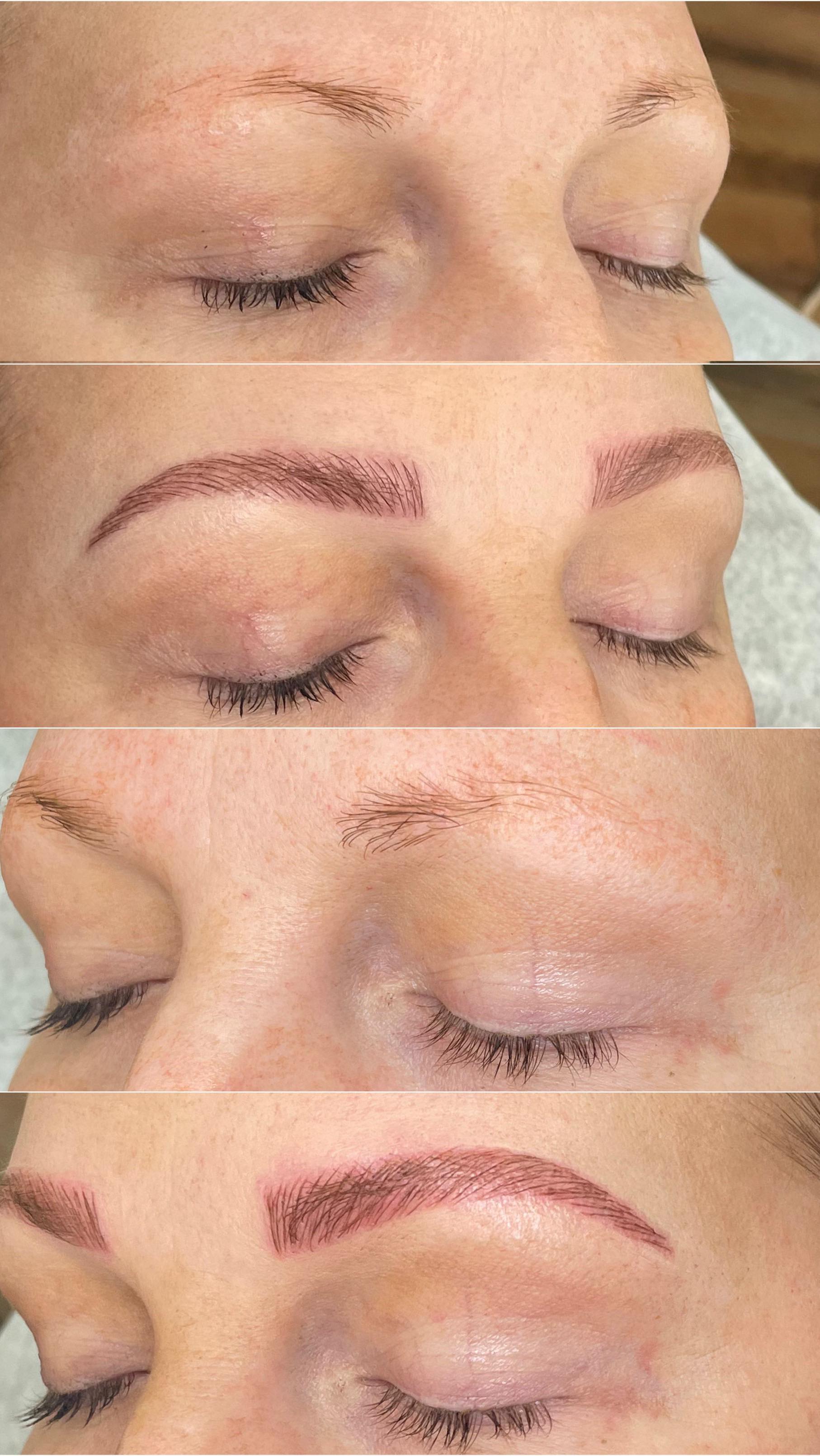 Brow transformation for the sweetest beauty. ๐๐ฅฐ
#beforeandafter #microblading #zionsville #zionsvillemicroblading