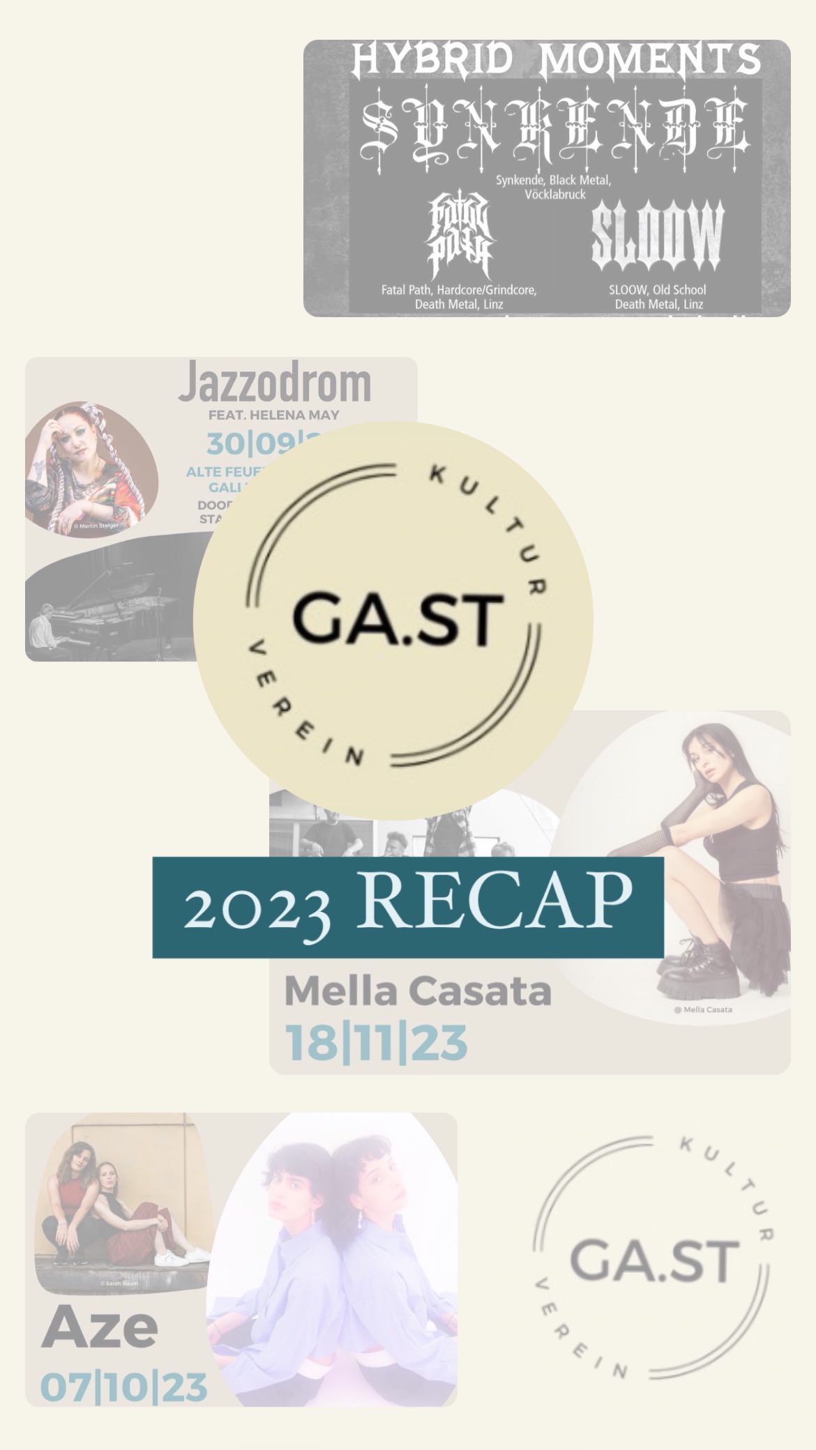 A recap of 2023 … 🙌
.. see you at the upcoming events. 🫶