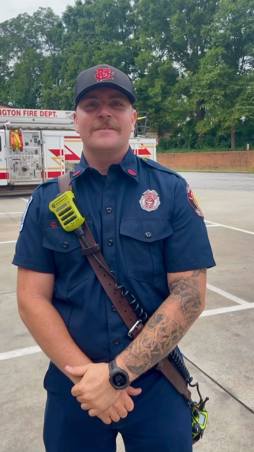 This morning we held our Physical Agility Test for potential new hires. Firefighter Chandler Head goes over the hiring process and demonstrates some of the stations candidates go through. Thank you to those who participated in our P.A.T this morning and good luck on the remainder of the hiring process!