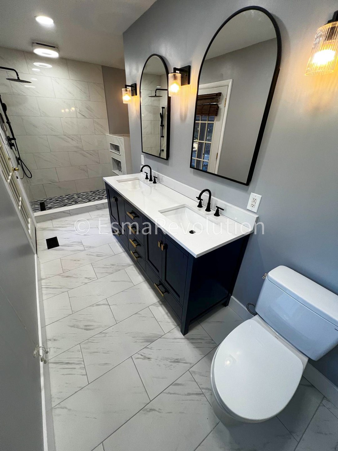 Out with the old, in with the glow! ✨ This bathroom got a major glow-up. We expanded the layout by removing a wall, used light tile tones to brighten the space, and added sleek, modern fixtures. The result? Fresh, simple, and effortlessly elegant.
Ready to transform your space? Let’s bring your vision to life.
678-760-2323
🌐 Esmarevolution.com
#BathroomGlowUp #HomeRenovation #BeforeAndAfter #BathroomRemodel #HomeMakeover #ModernDesign #FreshAndModern #TransformYourSpace #HomeImprovement #RenovationGoals #LetsCreateTogether