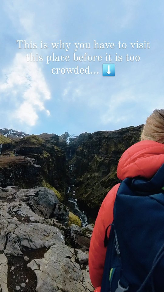 This is why you have to visit this place before it is too crowded...🔅
Welcome to Mulagljufur Canyon! 🤩
The most stunning Canyon I have seen in Iceland.
Not to crowded yet. You need approx. 1h to hike there.
For more informations: View my blog post about our short trip in south-iceland:
🔗https://www.adventureinspirations.com/
#adventureinspirations #adventure #explore #naturelove #ideas #inspiration #naturelove #Mulagljufur Canyon #iceland #north #vulcano #hikingadventures #hiking 📸 @fadah_fpv